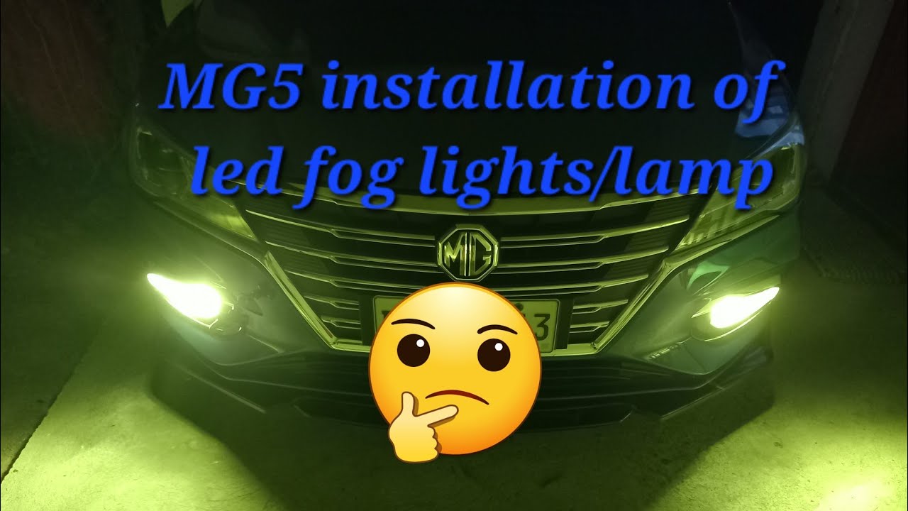 Installation of MG5 CORE Fog Lights/Lamps. Awesome!!😏