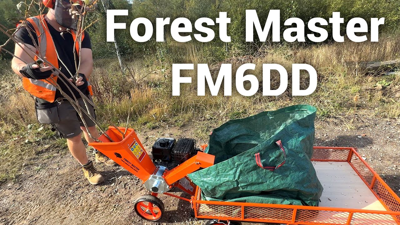 Forest Master FM6DD: The 6HP Compact Wood Chipper That Masters Your Garden Waste