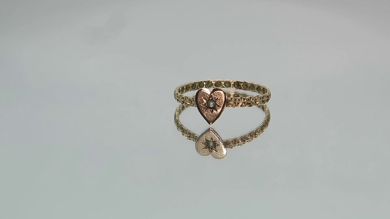 Unique Victorian Antique Wedding Or Engagement Ring - Amberjill