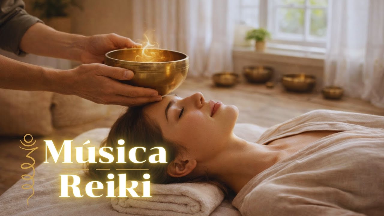 Música Reiki ✨ Elimina el Estrés, Libera Melatonina y Atrae Energía Positiva