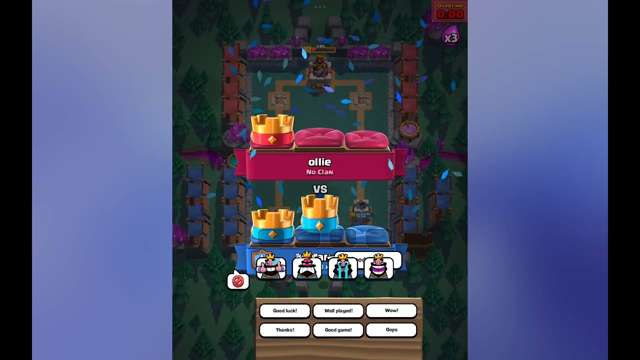 لعبت clash royale و ٣ مباريات فخمة و صعبة
