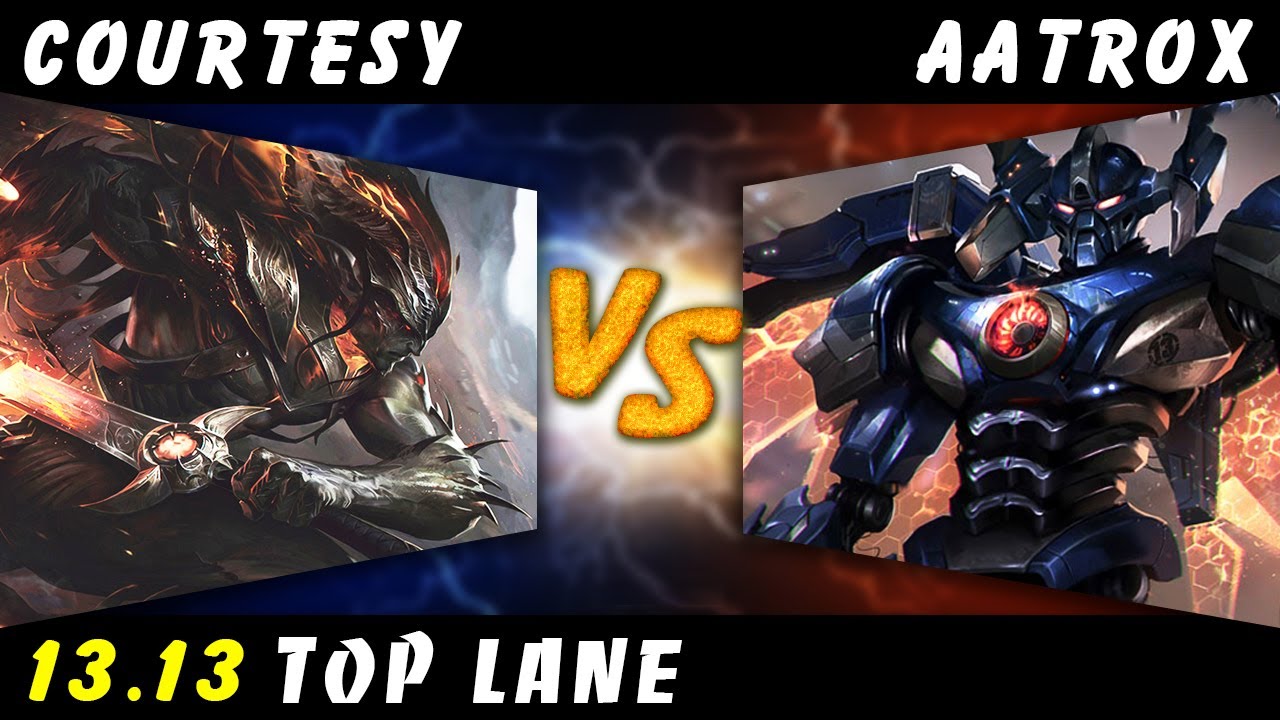 Courtesy - Yasuo vs Aatrox TOP Patch 13.13 - Yasuo Gameplay