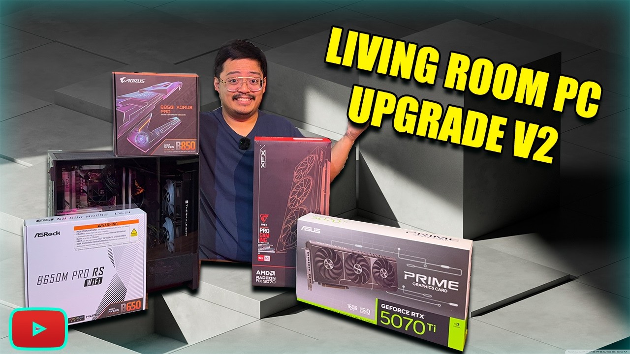 Living Room PC Upgrade! V2 - RX9070 over my RTX 5070Ti!?