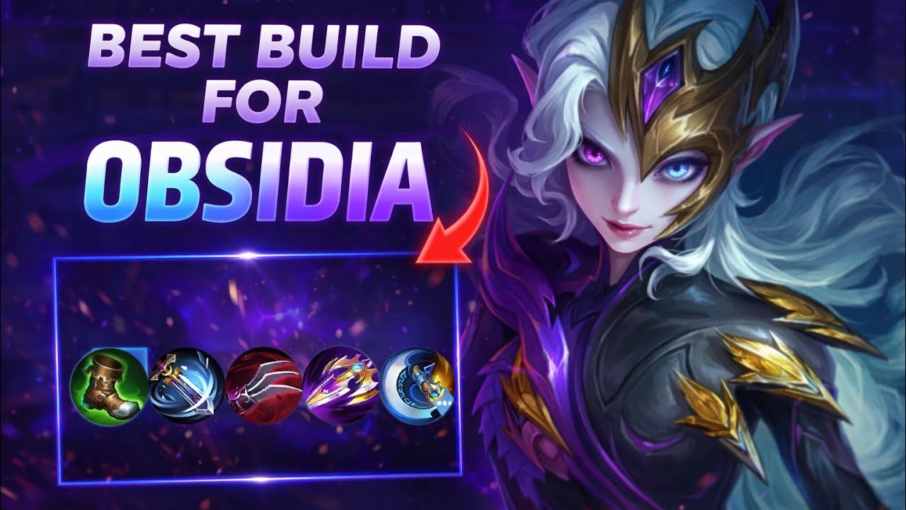 Mastering obsidia || over power in full build 😁😁😁😁||  mlbb #mobilelegends #mlbb 