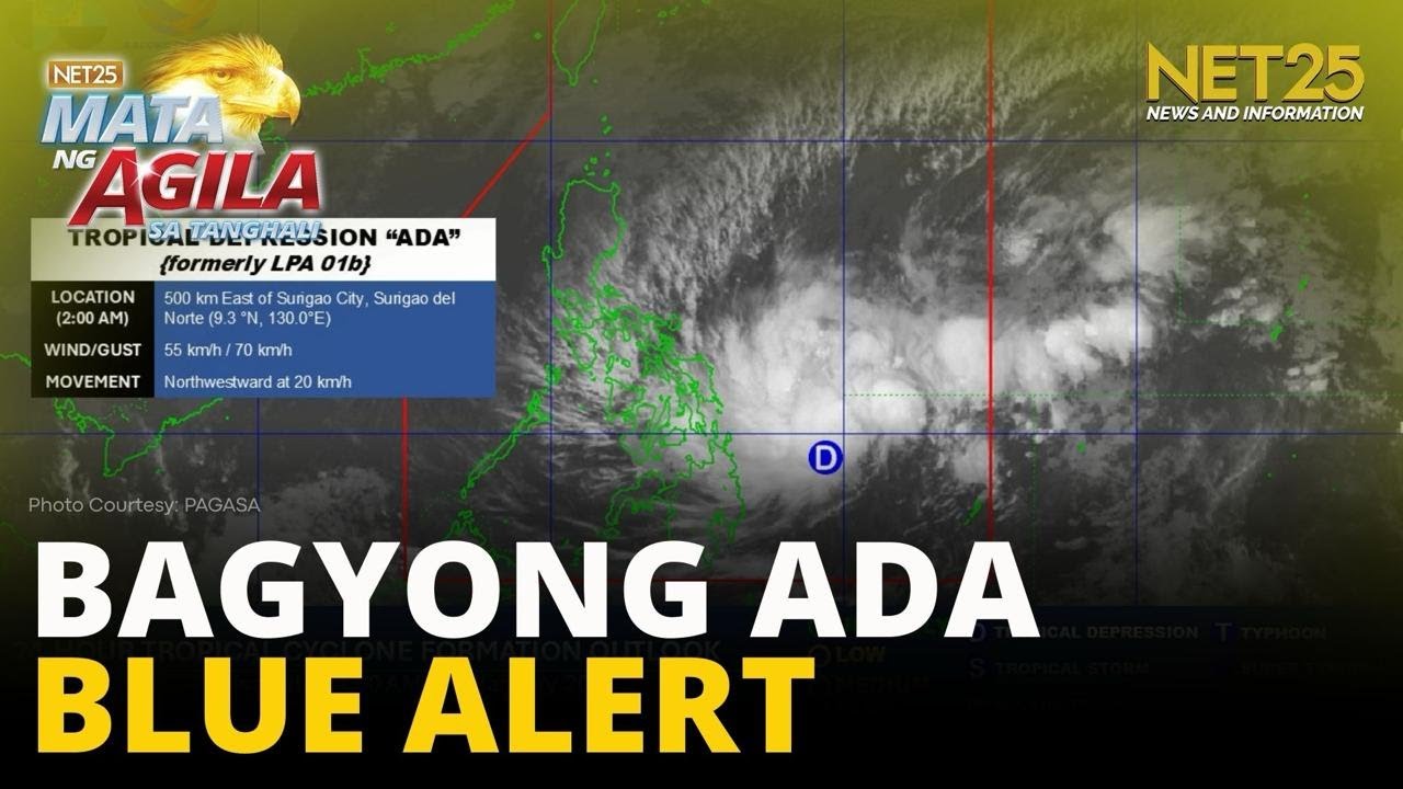 DSWD naka-blue alert sa pananalasa ng Bagyong “Ada”