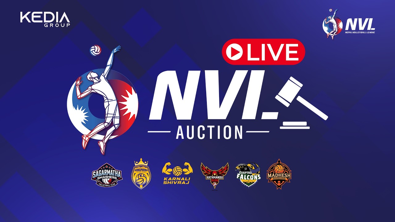 🔴 LIVE | Nepal Volleyball League Player Auction 2026 🏐