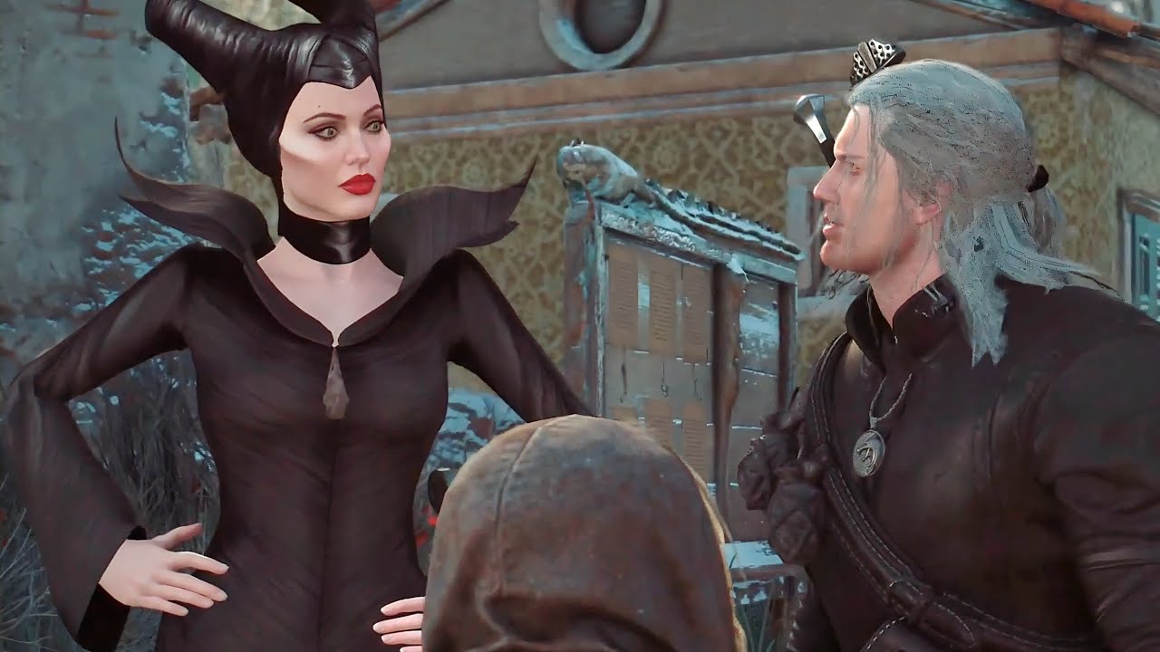 Angelina Jolie | MALEFICENT x Witcher3 | Blood & Wine - All Cutscenes
