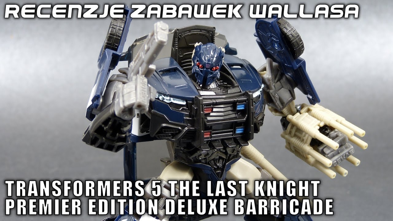 Deluxe Barricade z Transformers 5: Ostatni Rycerz (The Last Knight) | Recenzje Zabawek Wallasa