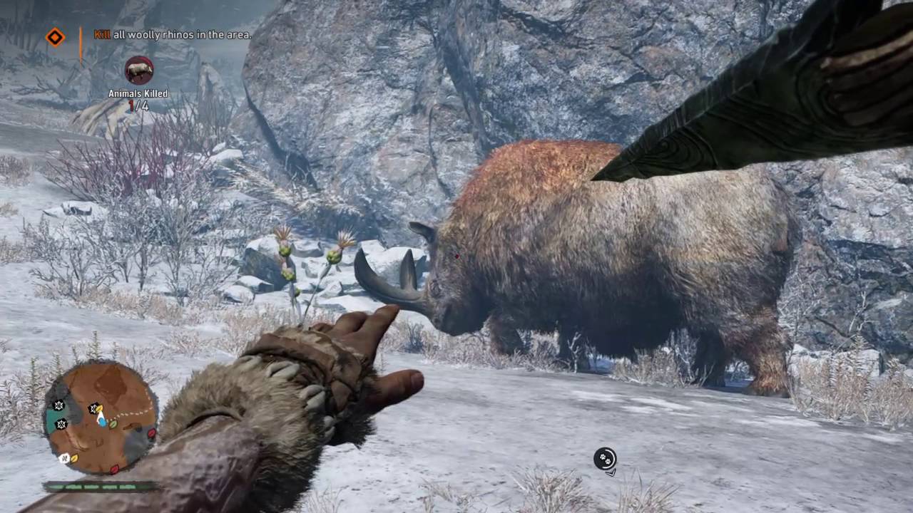 Far Cry® Primal woolly rhino