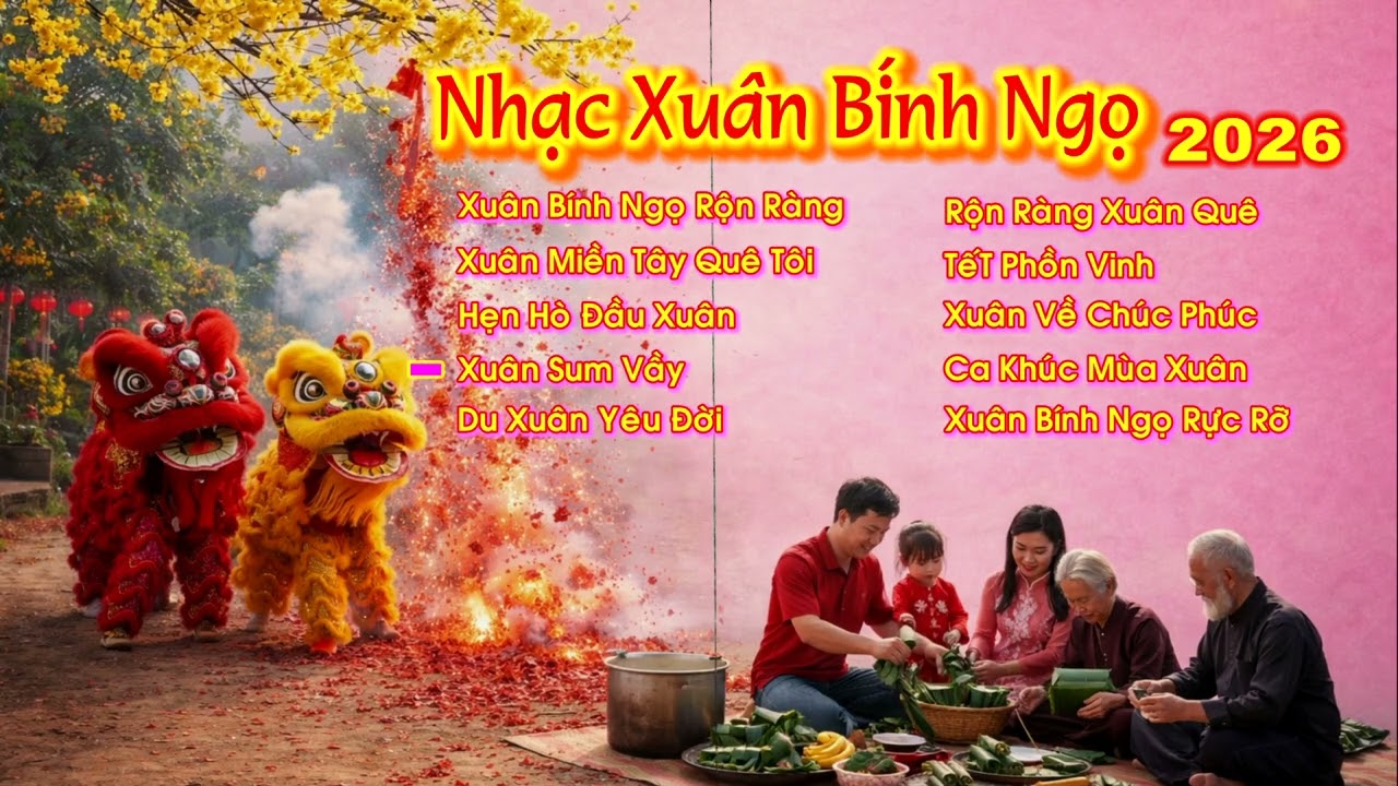 NHẠC XUÂN BÍNH NGỌ 2026 - SÔI ĐỘNG HAY HIỆN NAY - Ai Duy Khanh