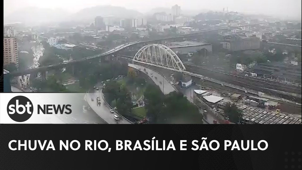 Chuva atinge boa parte do pa&iacute;s na v&eacute;spera do feriad&atilde;o