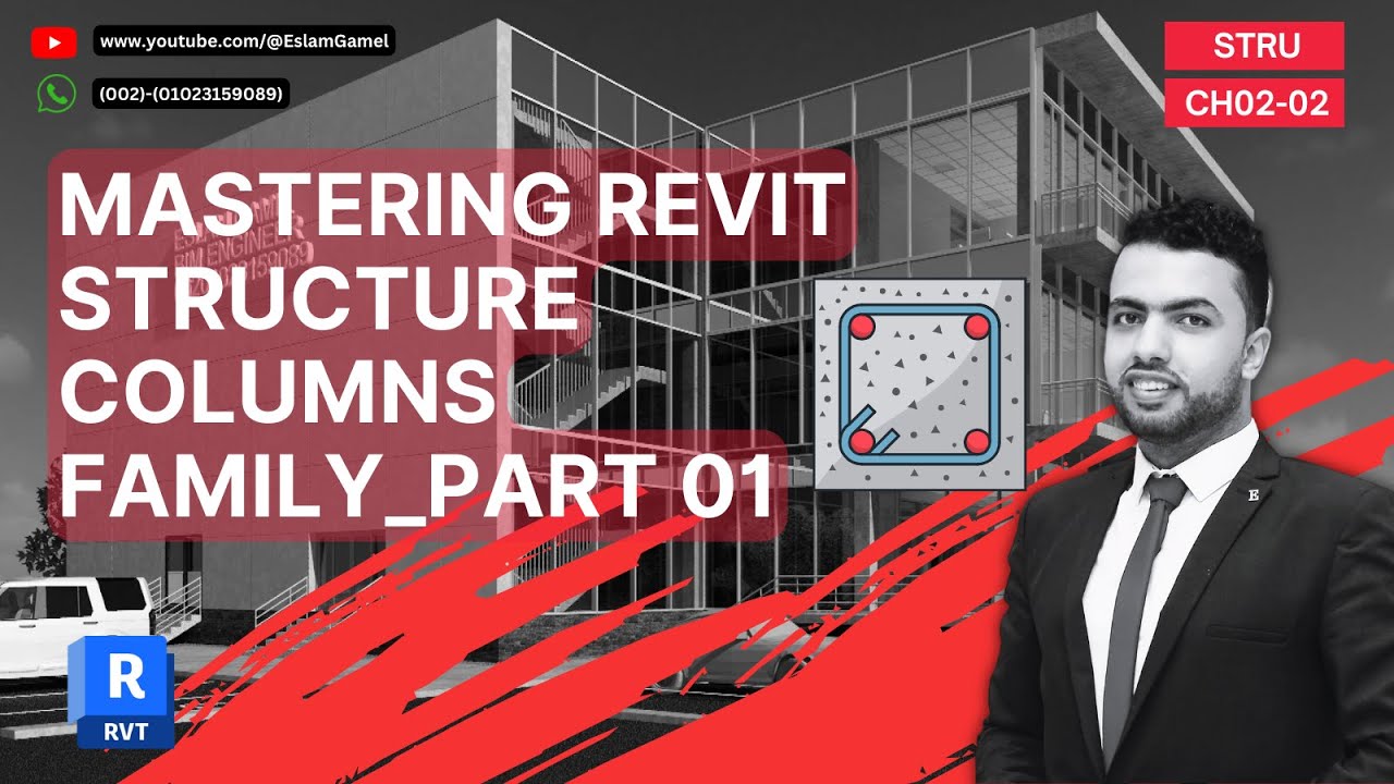 CH02-02_MASTERING REVIT STRUCTURE COLUMNS FAMILY_PART 01