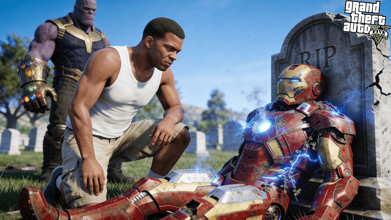 Franklin Restoring An Abandoned Ironman's Suit in Gta 5