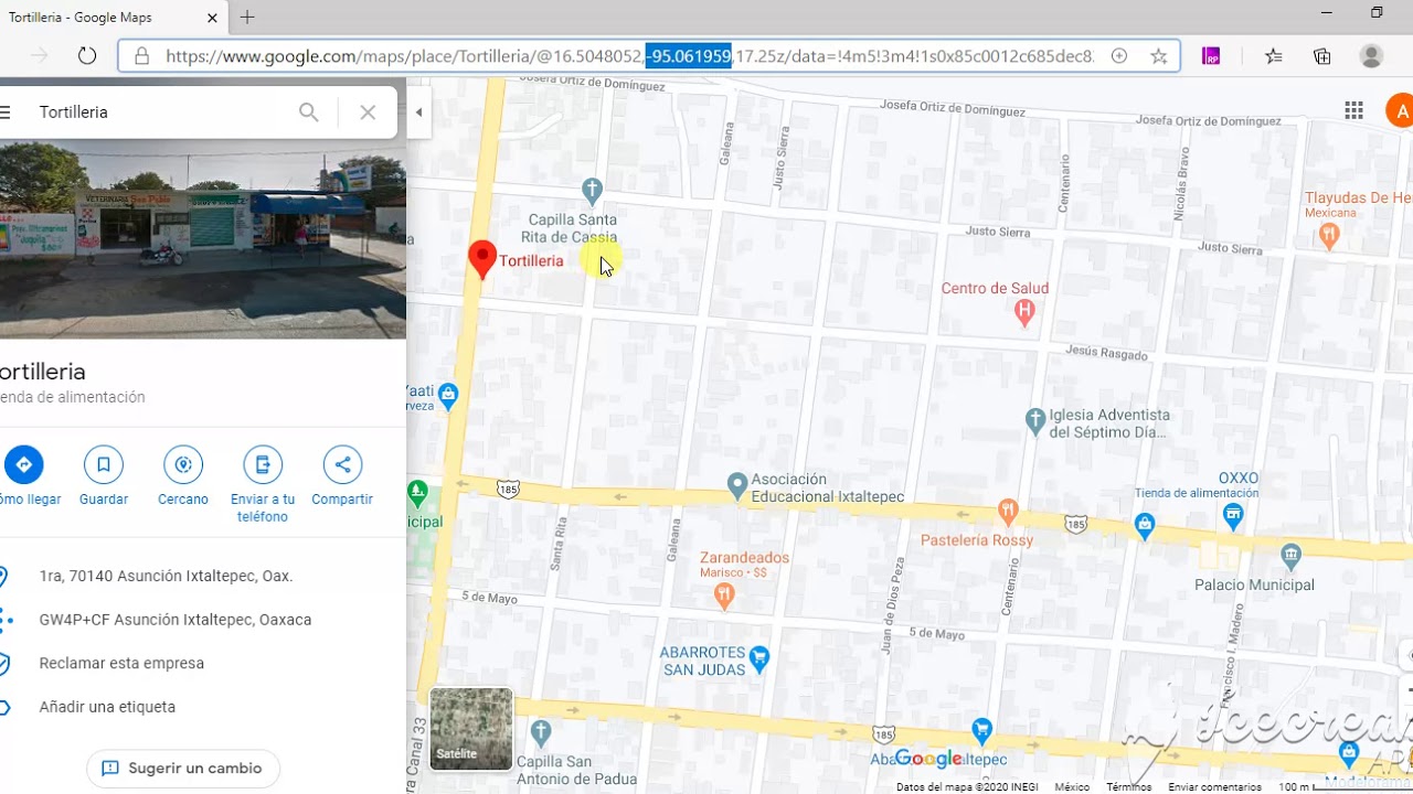 Conocer ubicaci&oacute;n geogr&aacute;fica de un lugar