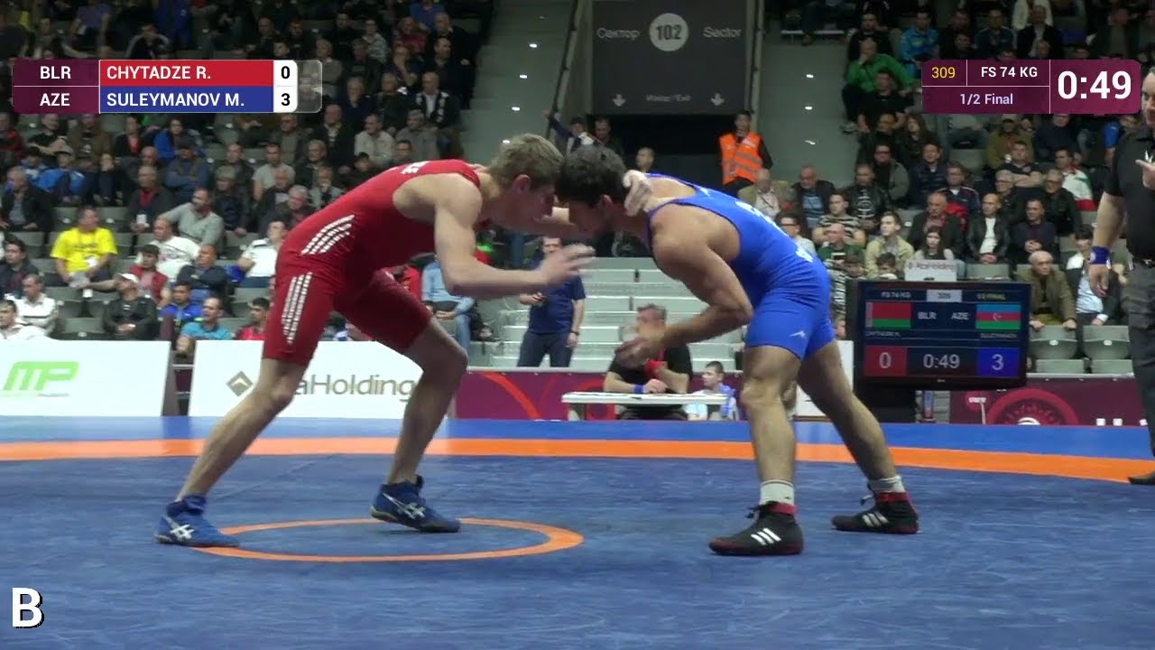 Semifinal:  Murad SULEYMANOV (AZE) df. Raman CHYTADZE (BLR) by TF, 11-0