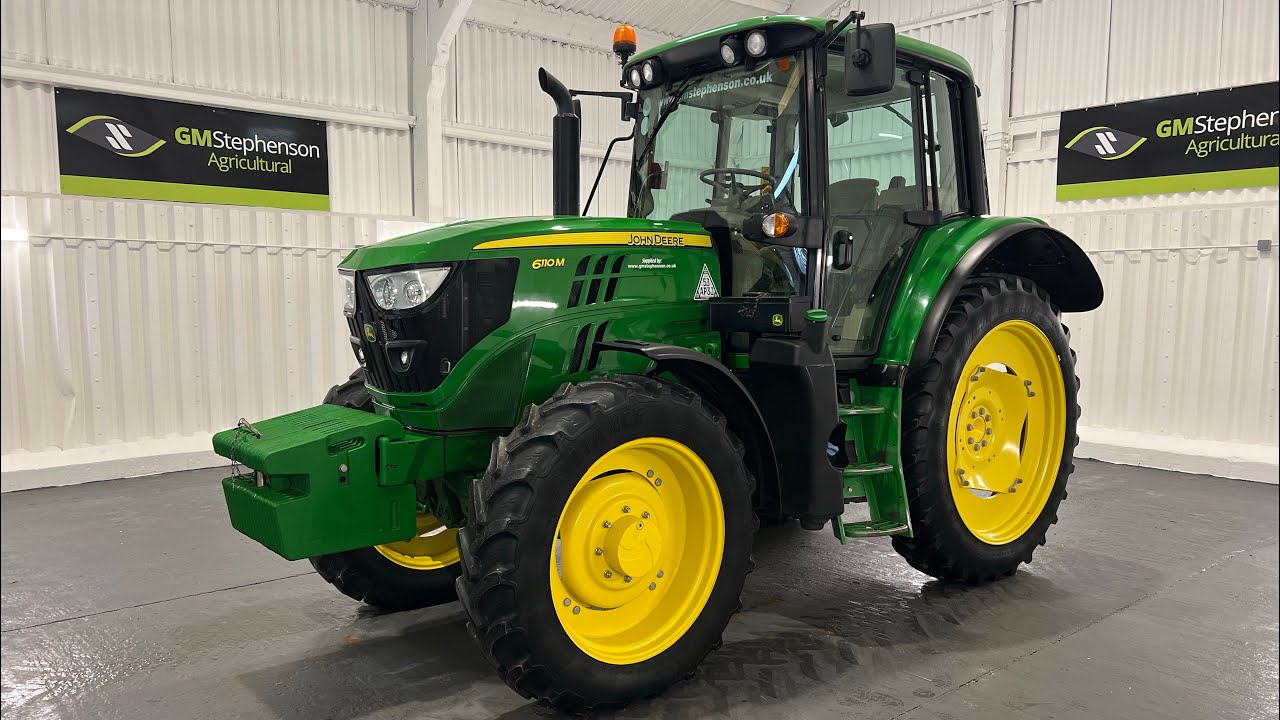 JOHN DEERE 6110M. Full Walk Around Video.