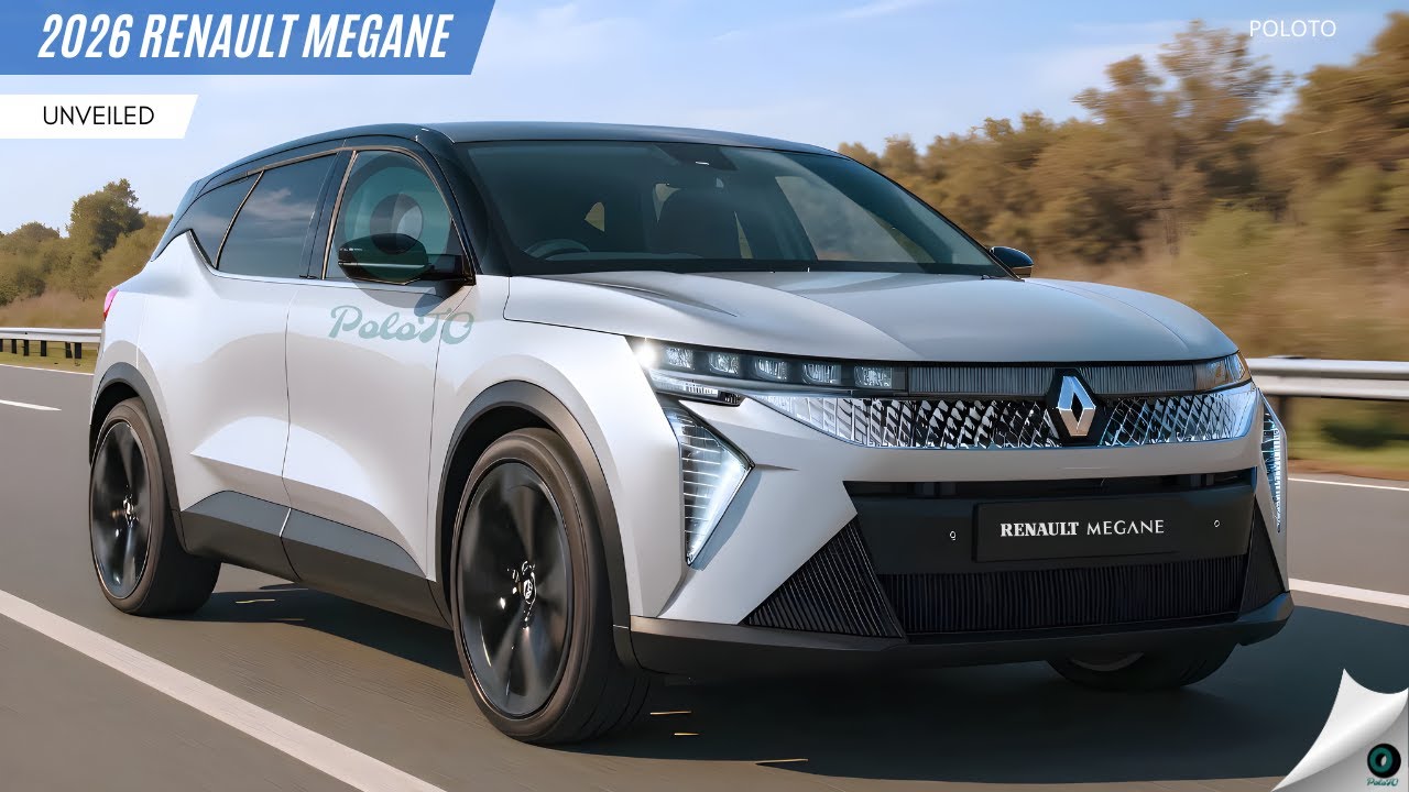 2026 Renault Megane zaprezentowany - wydajny, stylowy i zaawansowany technologicznie pojazd!