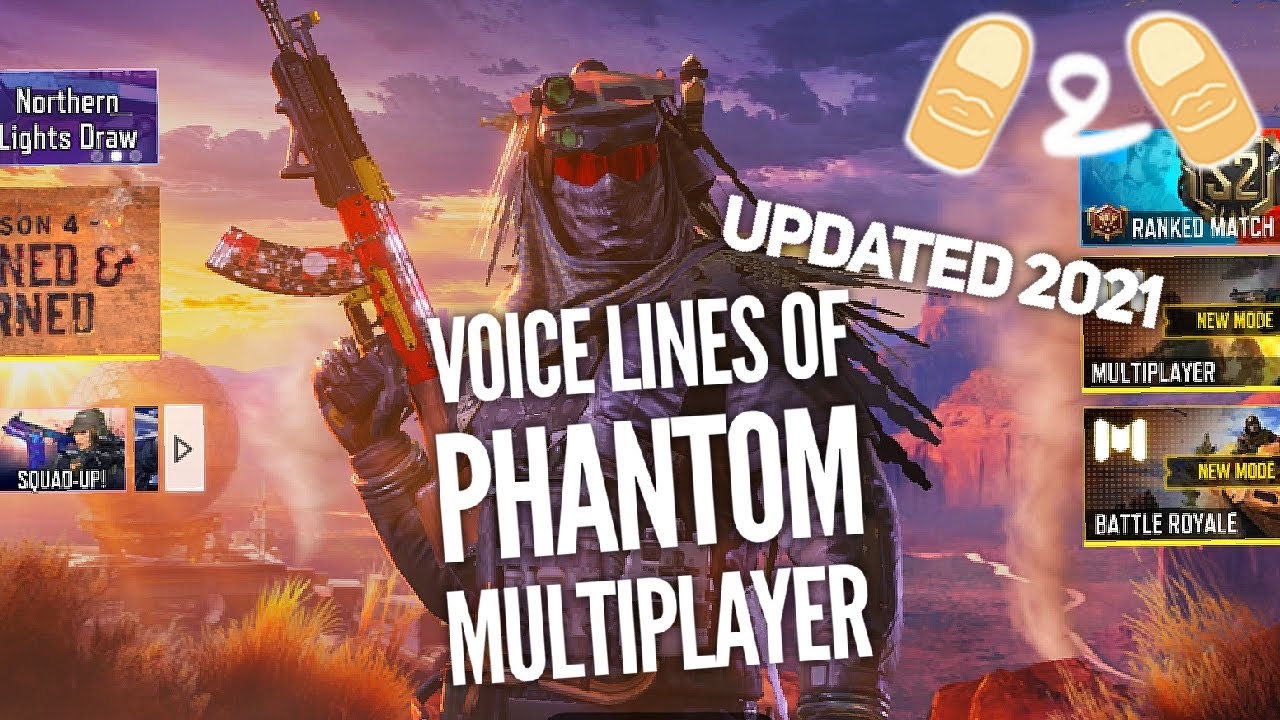 Call of Duty CODM COD Mobile New Updated Voice Lines of Phantom Multiplayer MP UHD 4K Gameplay