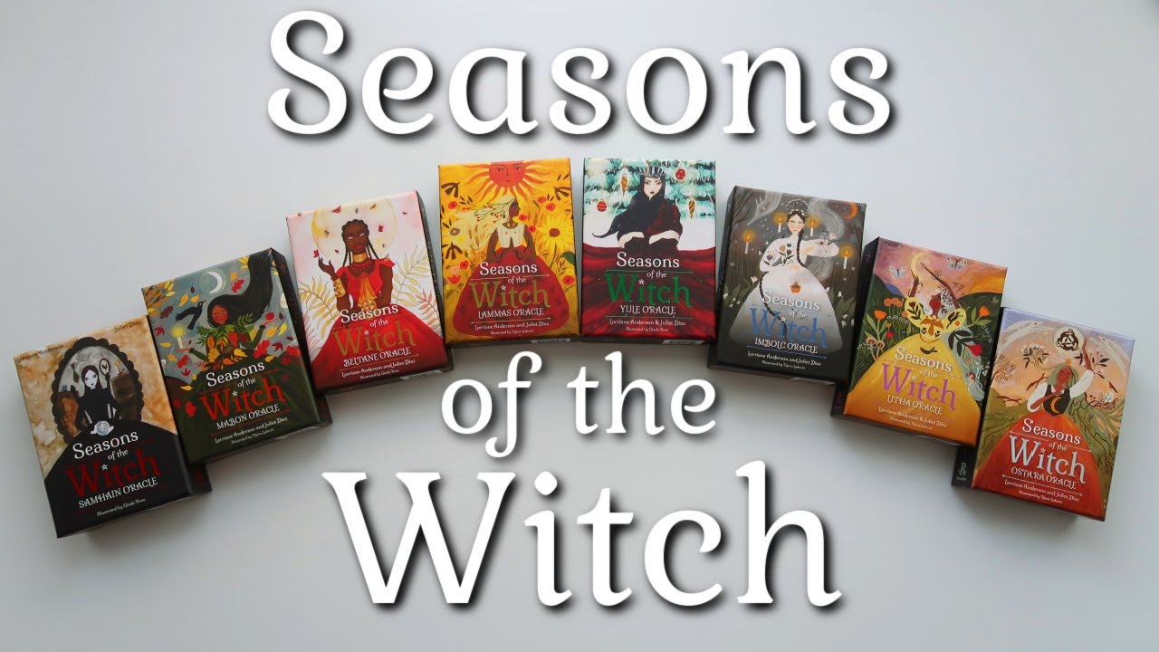 Playing with All Eight Season of the Witch Oracle Decks!!!
