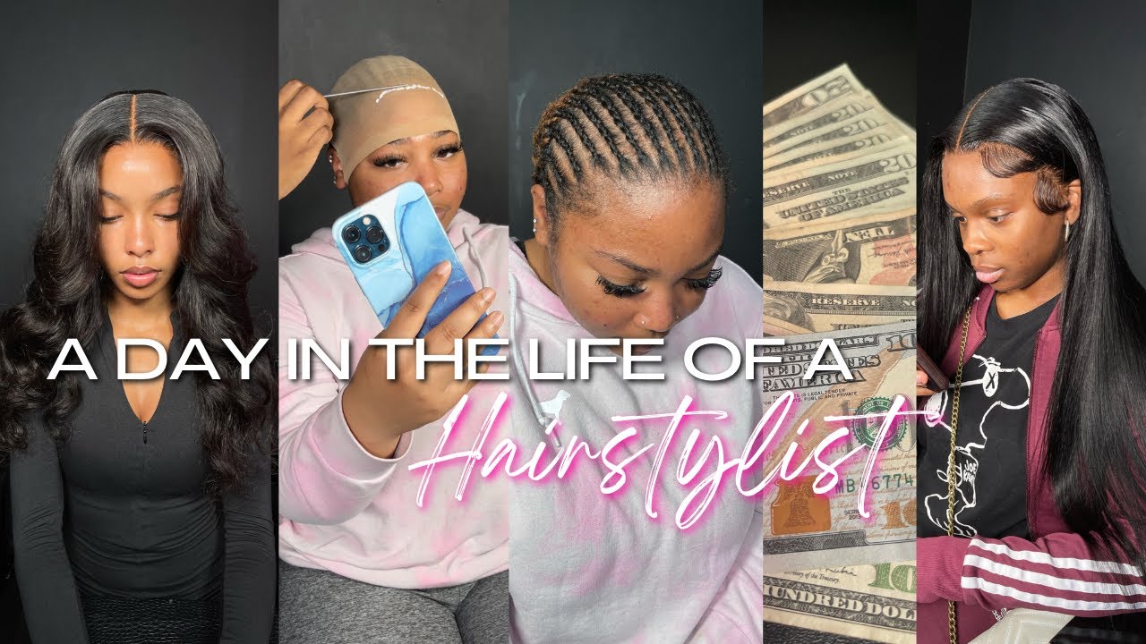 A DAY IN THE LIFE OF A NYC HAIRSTYLIST: MAKING TIKTOKS WITH MY CLIENTS + MORE !