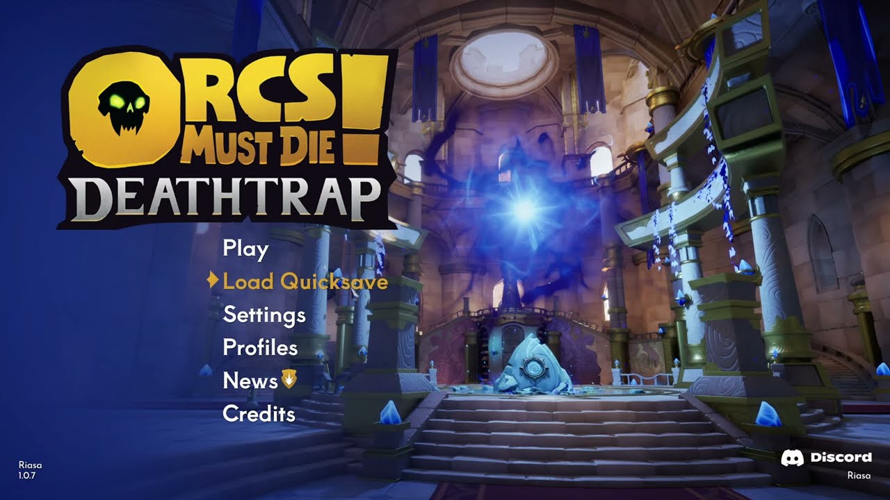 [VOD] | Orcs Must Die! Deathtrap - Losing my long run (Crash) - Also trying hardest difficulty!