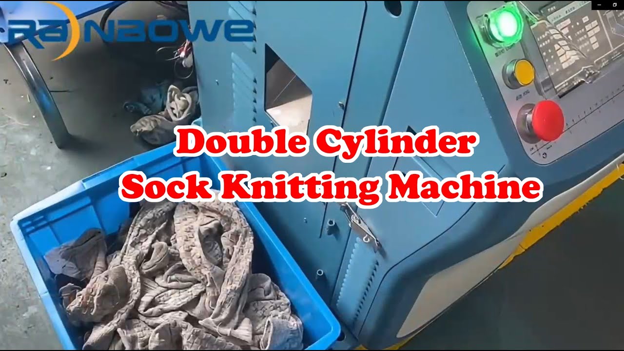 Double Cylinder Sock Knitting Machine