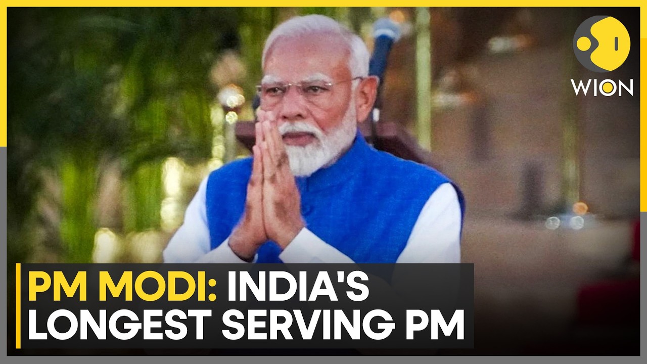 PM Modi Becomes India's Longest Serving Prime Minister | WION World News