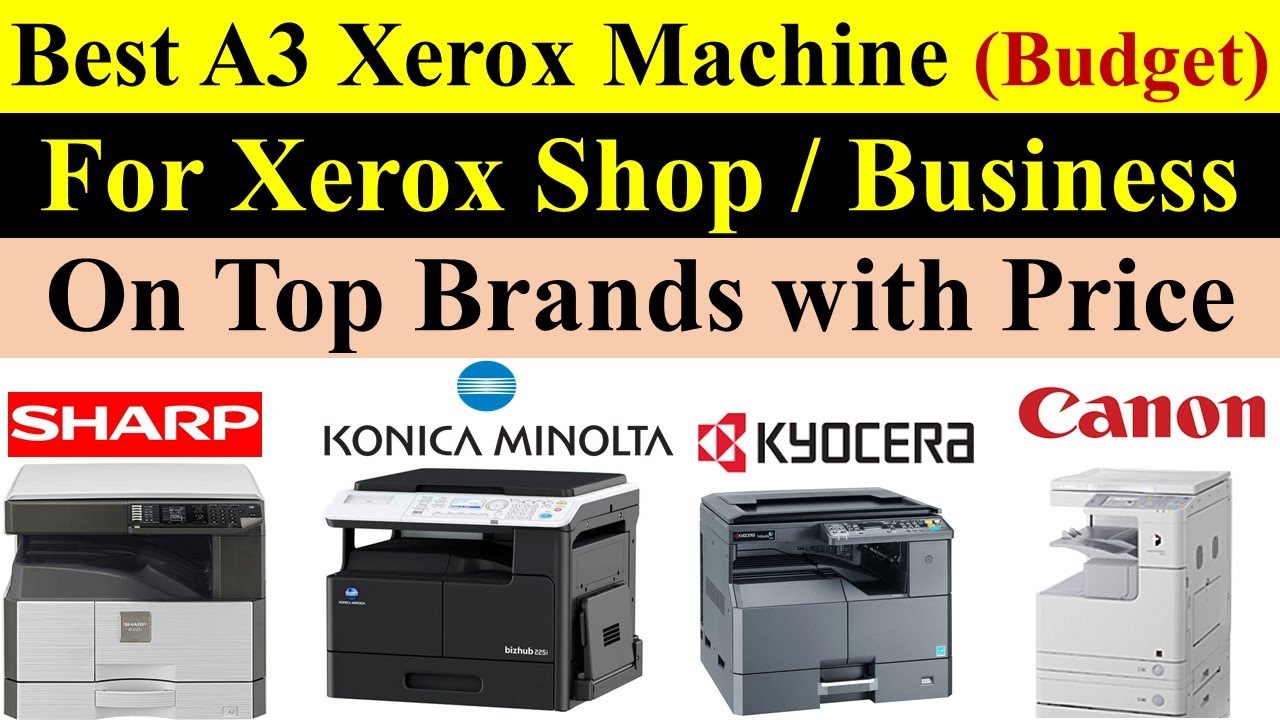 Best A3 Xerox Machine for Xerox Shop / Office | Top A3 Xerox Machine for Xerox shop |  A3 Machine