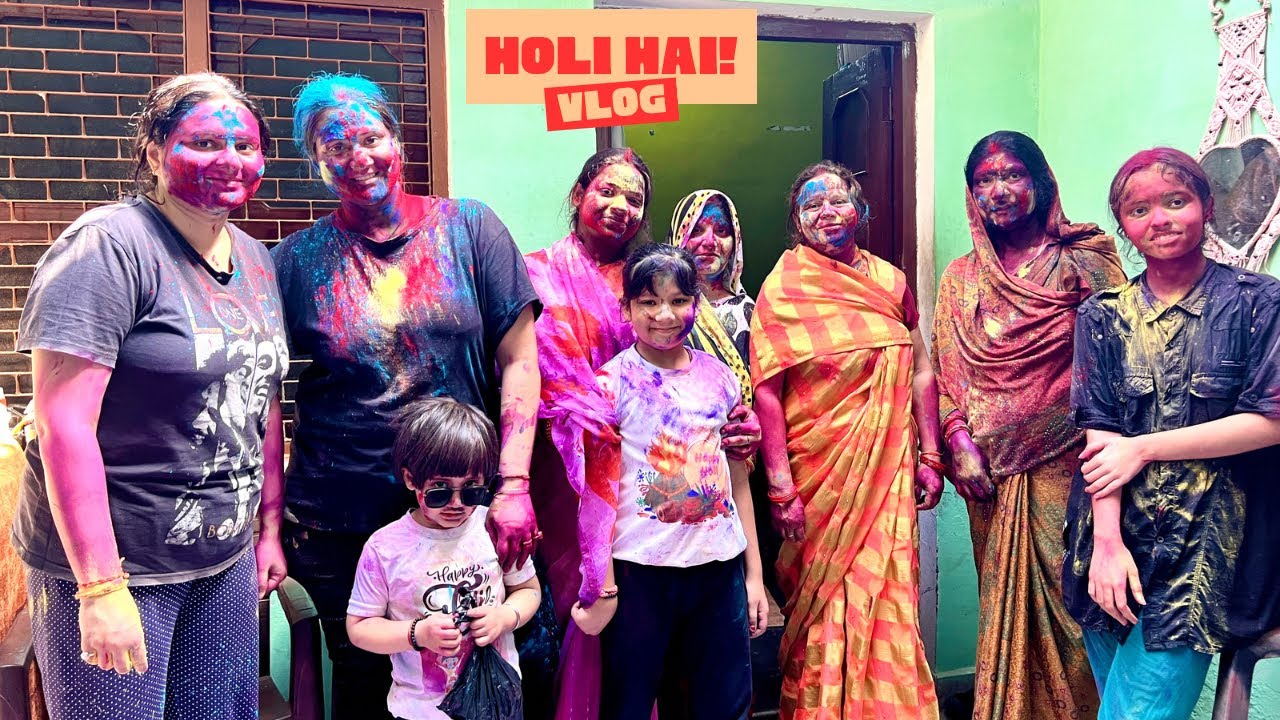 Holi Vlog 2024 🔫