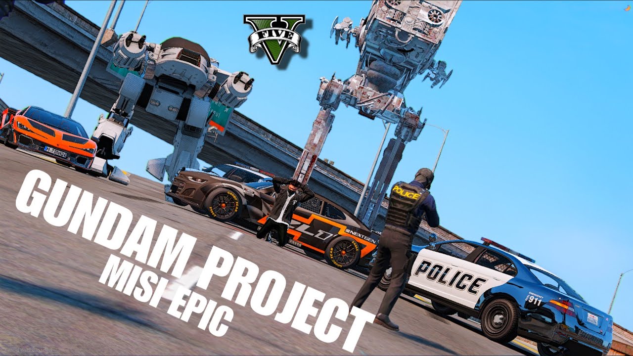 PROJECT GUNDAM BARU, AKHIRNYA AKU MEMILIKI GUNDAM BARU DI ATLAS - GTA V ROLEPLAY 