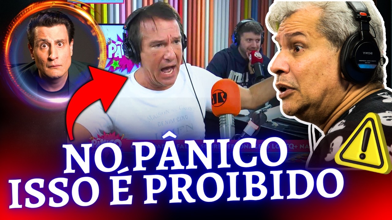 Quando entrei no P&acirc;nico o Em&iacute;lio Surita s&oacute; me proibiu de fazer isso!
