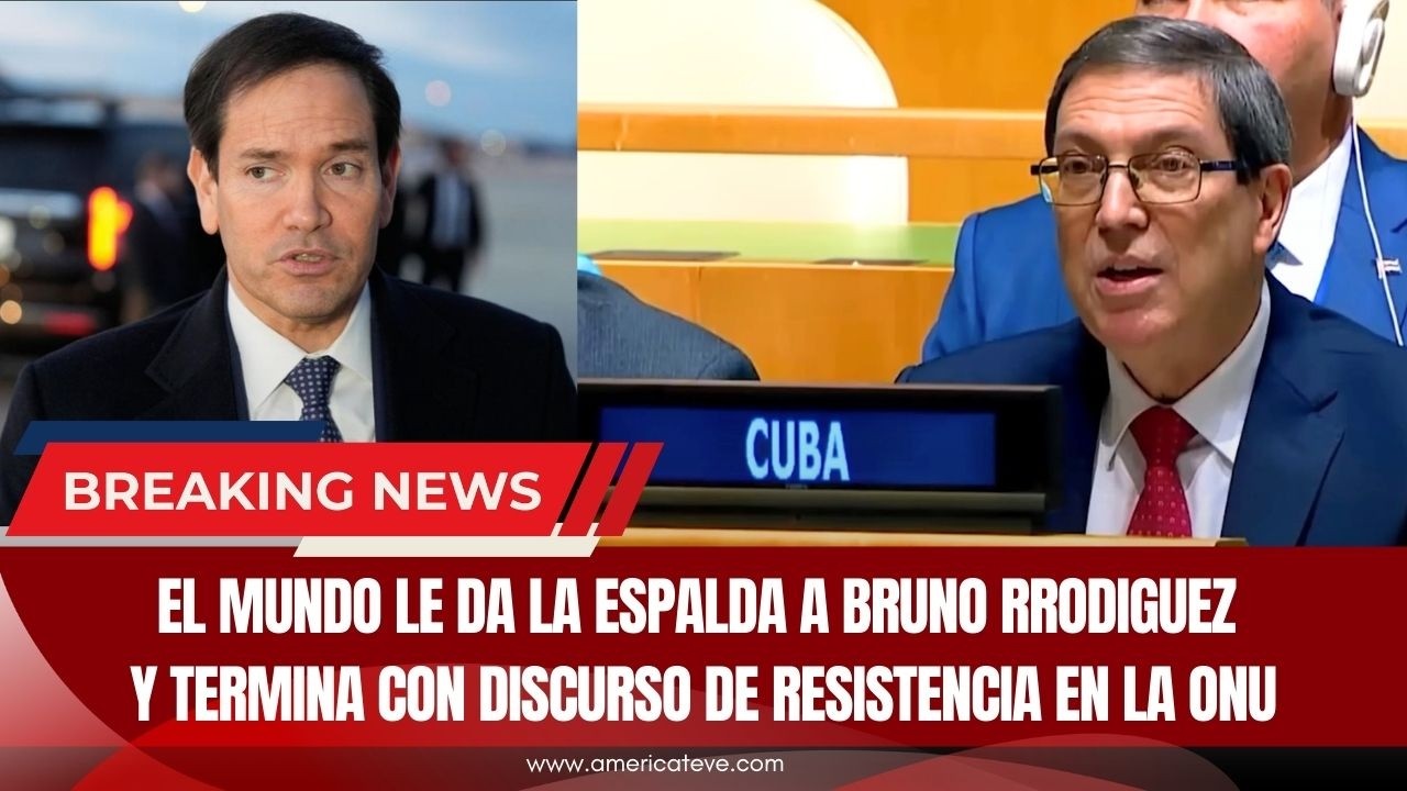 El mundo le da la espalda a Bruno Rodriguez y termina con discurso de resistencia en la ONU
