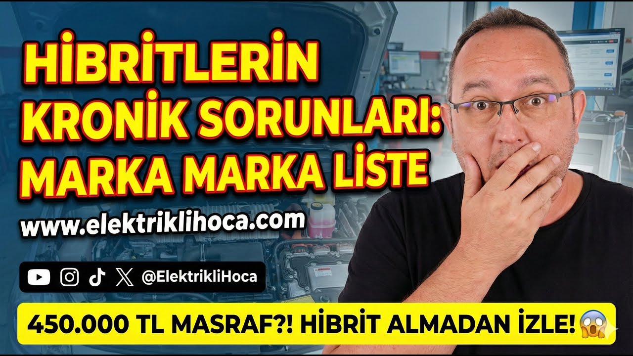 Hibrit Araba Almadan &Ouml;nce İzleyin! | Kronik Arızalar ve Dudak U&ccedil;uklatan Masraflar: Marka Marka Liste