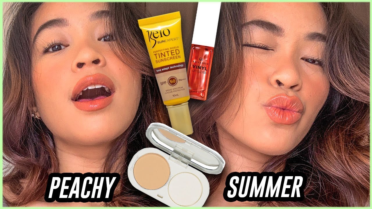 EVERYDAY PEACHY SUMMER MAKEUP  TUTORIAL | Booya