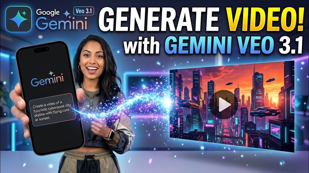 Gemini Veo 3.1|Generate Video Using Gemini Veo 3.1| Gemini App Veo 3.1