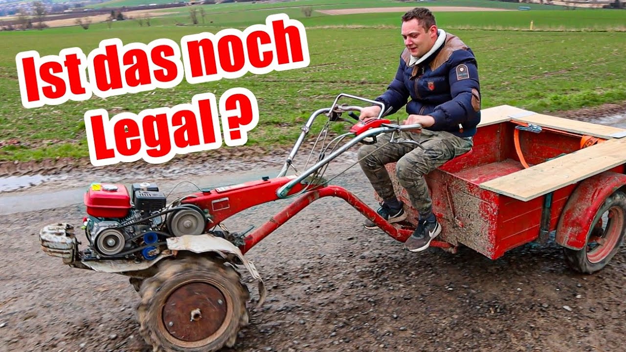 Ich darf Einachser Fahren :D / TOP SPEED!