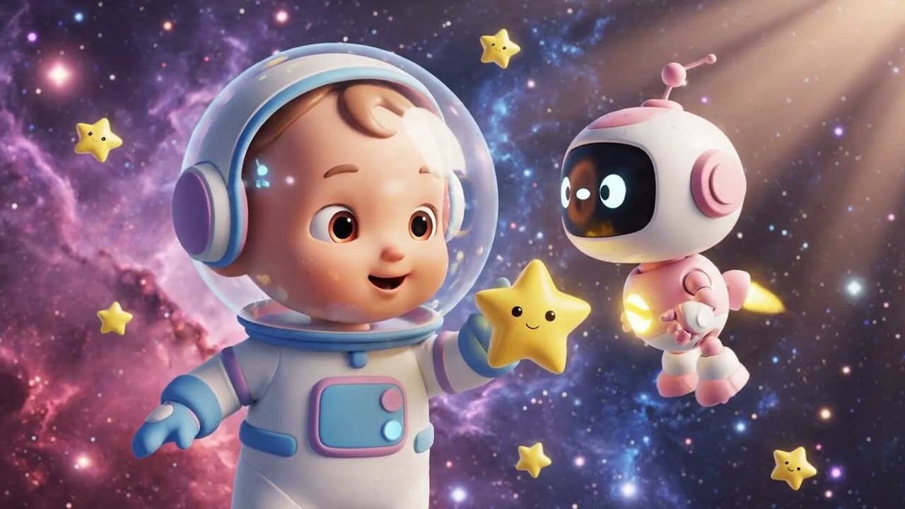 Baby Astronaut Adventures 🚀 | Cute Space Journey for Kids | Relaxing Cartoon Animation