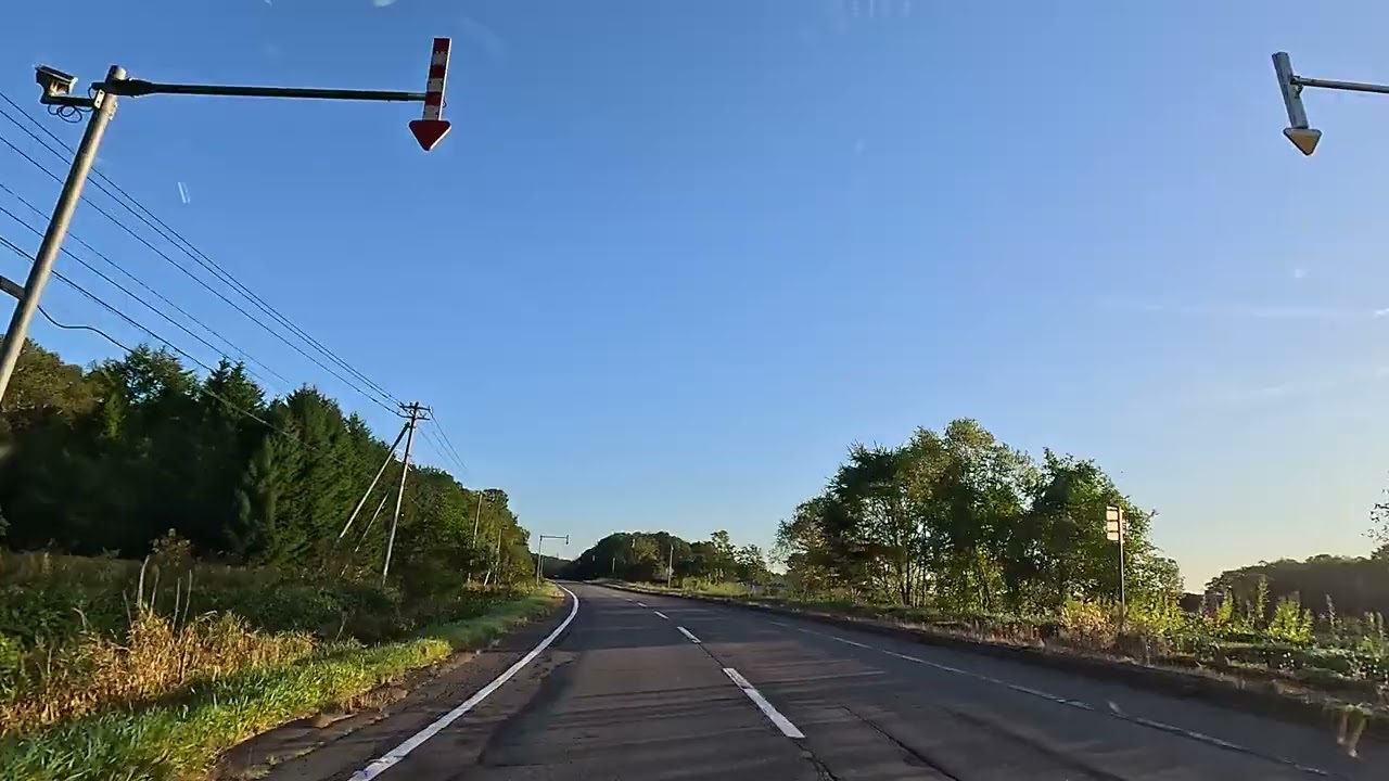 【홋카이도】 나카시베츠 &rarr; 시레토코토우게 [드라이브] [4K HDR]