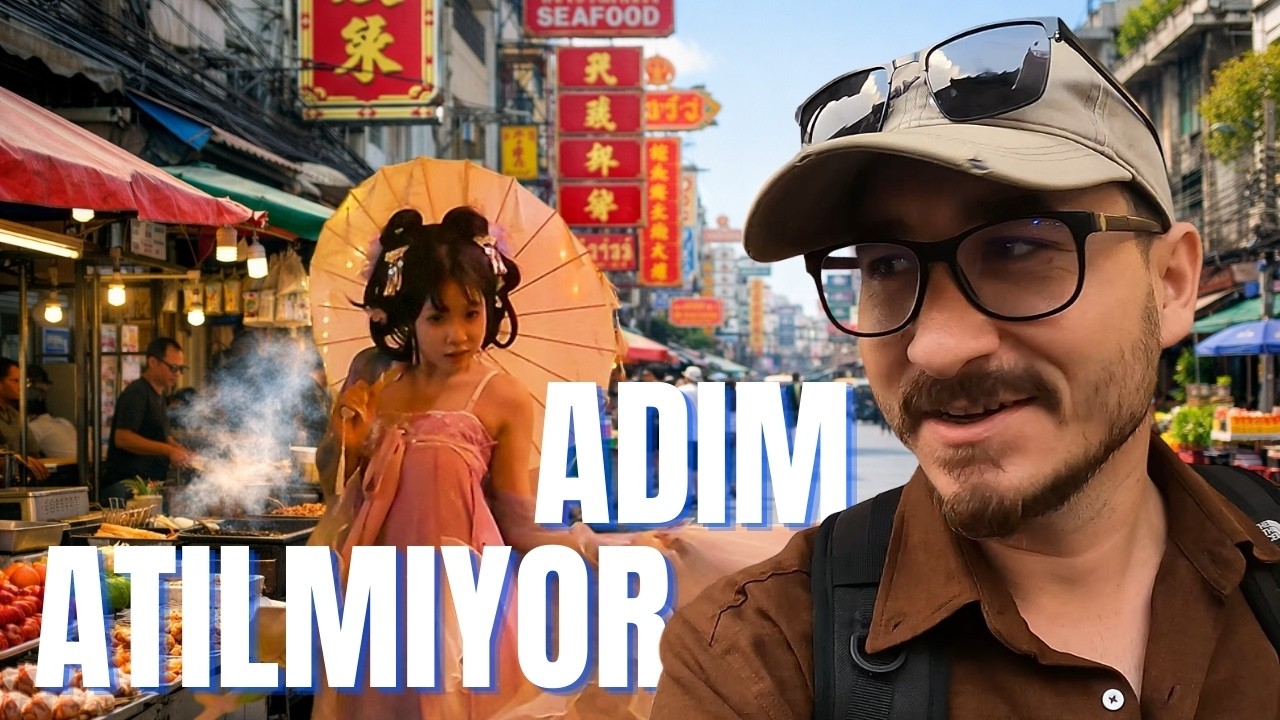 Bangkok Chinatown’da İnanılmaz Kalabalık! 🇹🇭 Gece Atmosferi Bambaşka