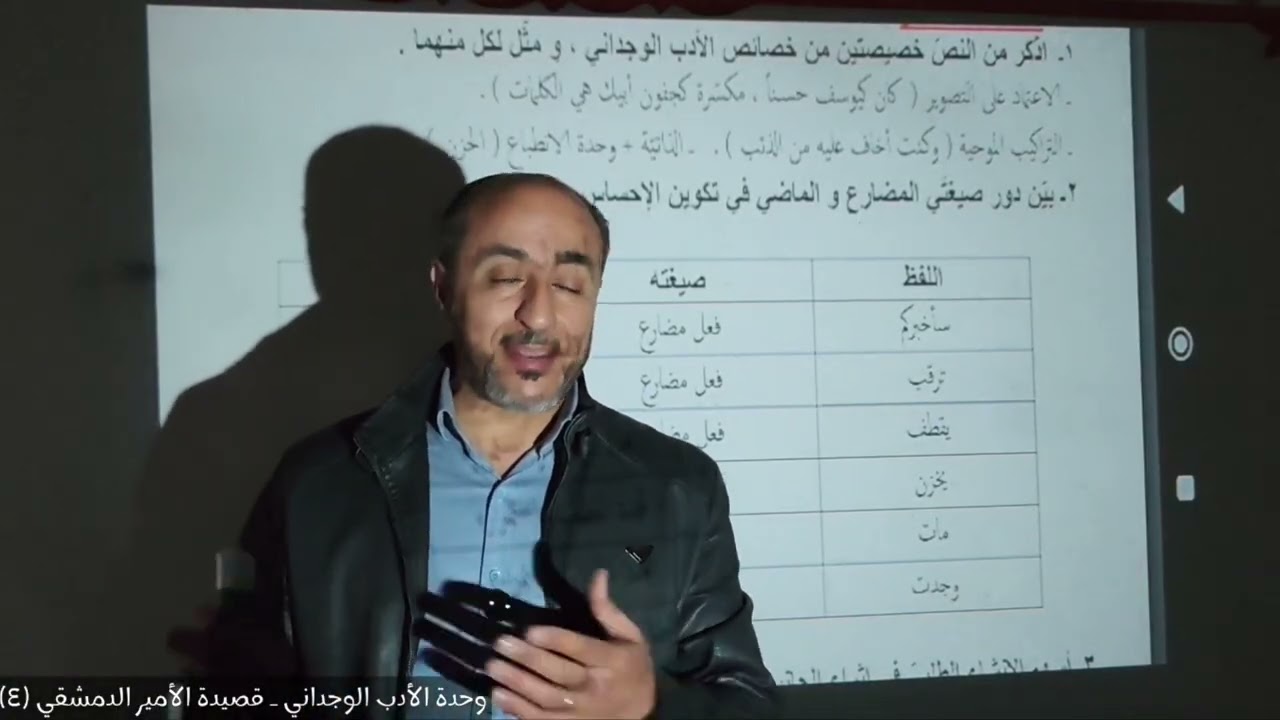 وحدة الأدب الوجداني ـ قصيدة الأمير الدمشقي (٤)