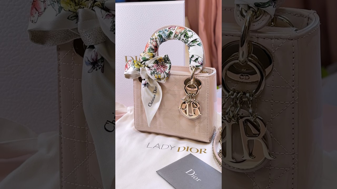 Lady Dior Mini Pink #unboxing #ladydior #diormini #diorbag