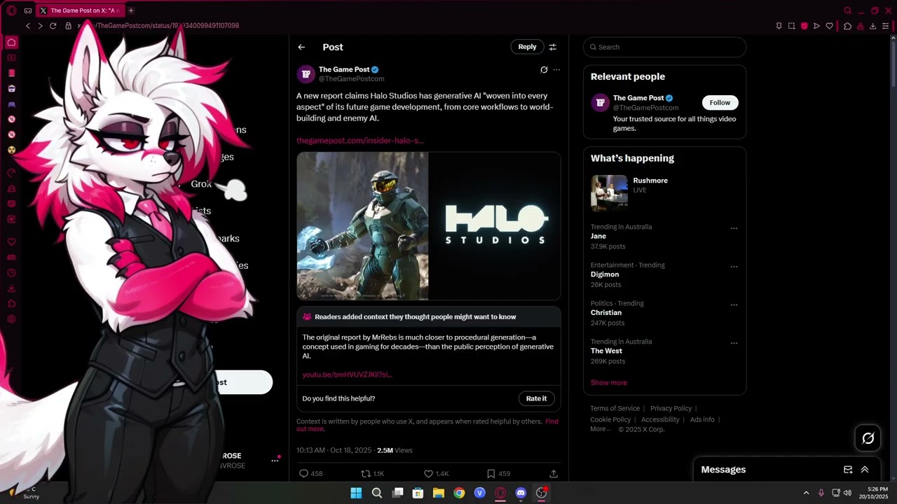 Halo will NOT have Generative AI