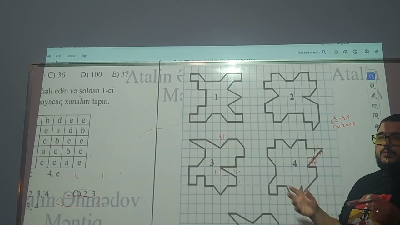 Məntiqdən qəbula düşmüş 100 fərqli qəbul sualının izahı-Atalin Əhmədov( part5) #məntiq#dövlətqulluğu