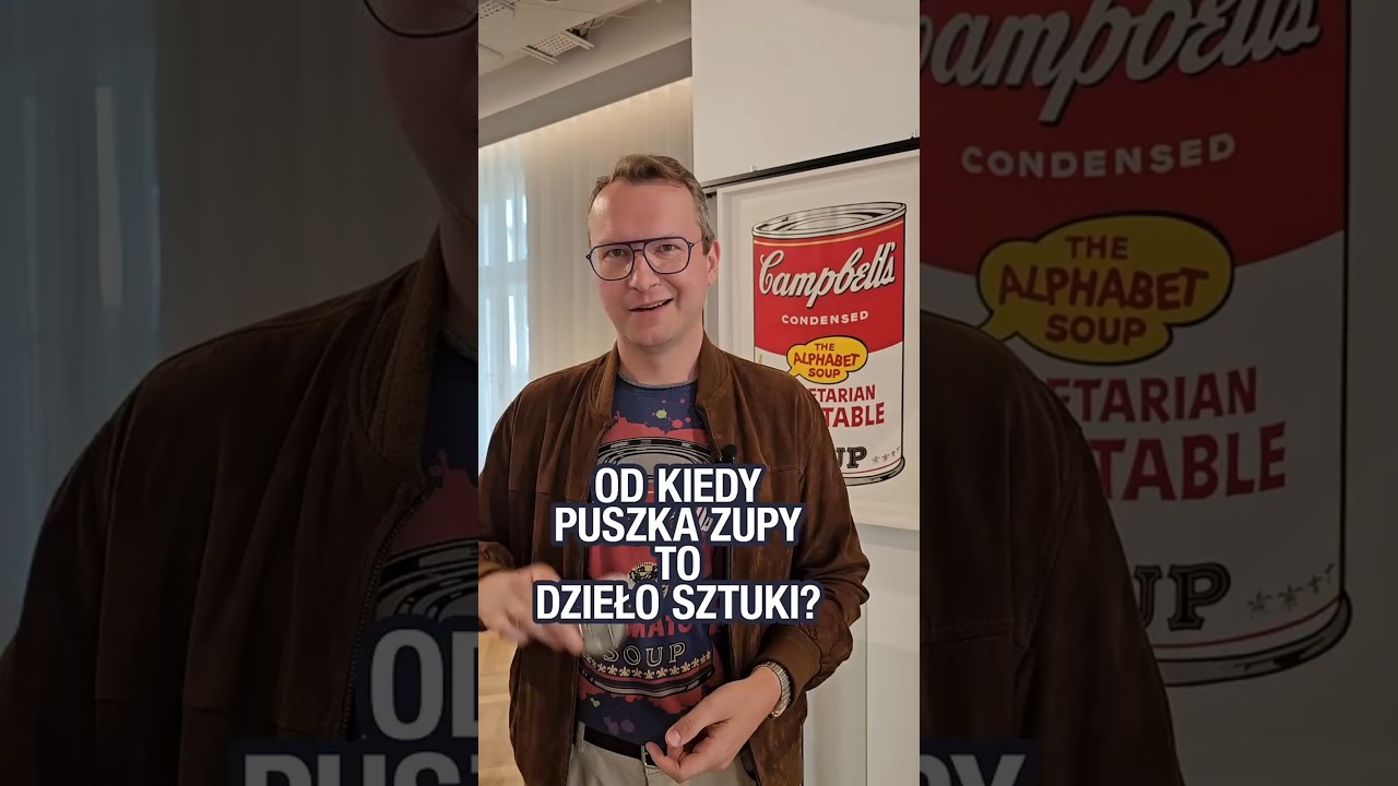 Zupa w puszce to dzieło sztuki? Andy Warhol i pop-art #sztuka #popart #warhol