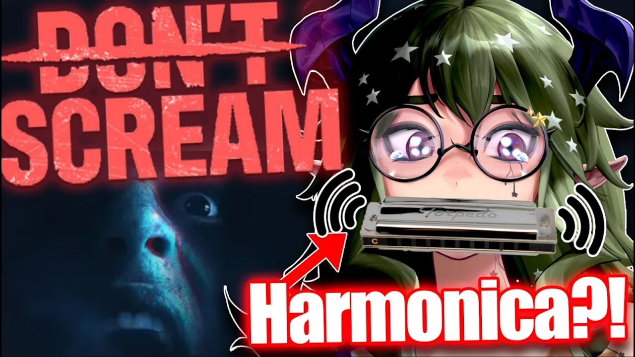 Ultimate Don't Scream Challenge WITH A HARMONICA !