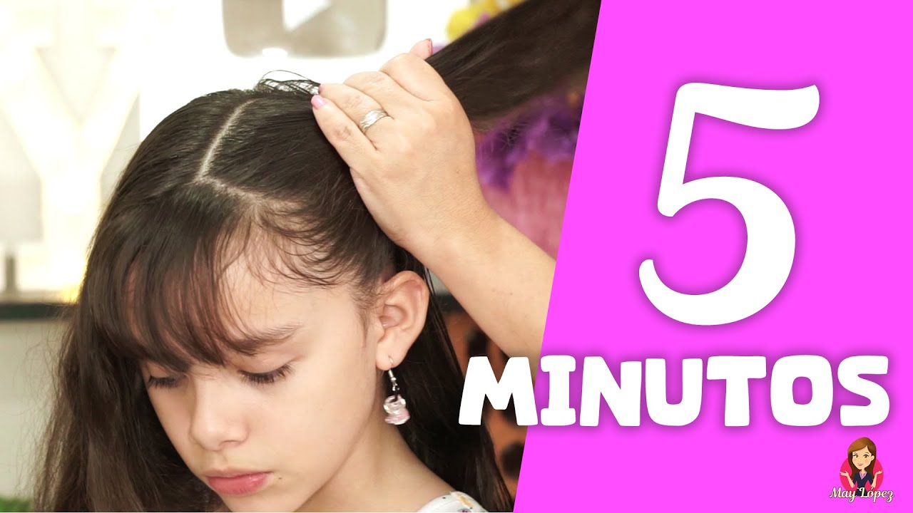 PEINADO ESCUELA NI&Ntilde;AS 5 MINUTOS