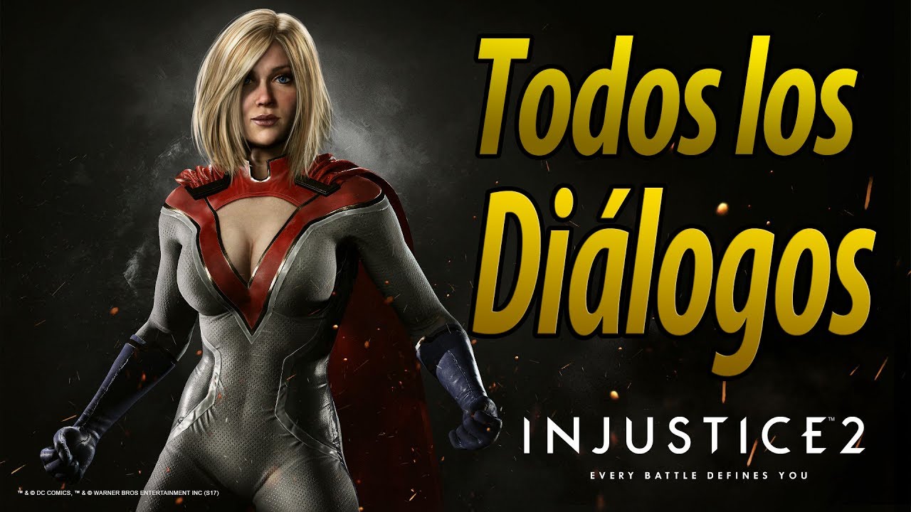 Injustice 2 | Español Latino | Todos los Diálogos | Power Girl | PS4 |