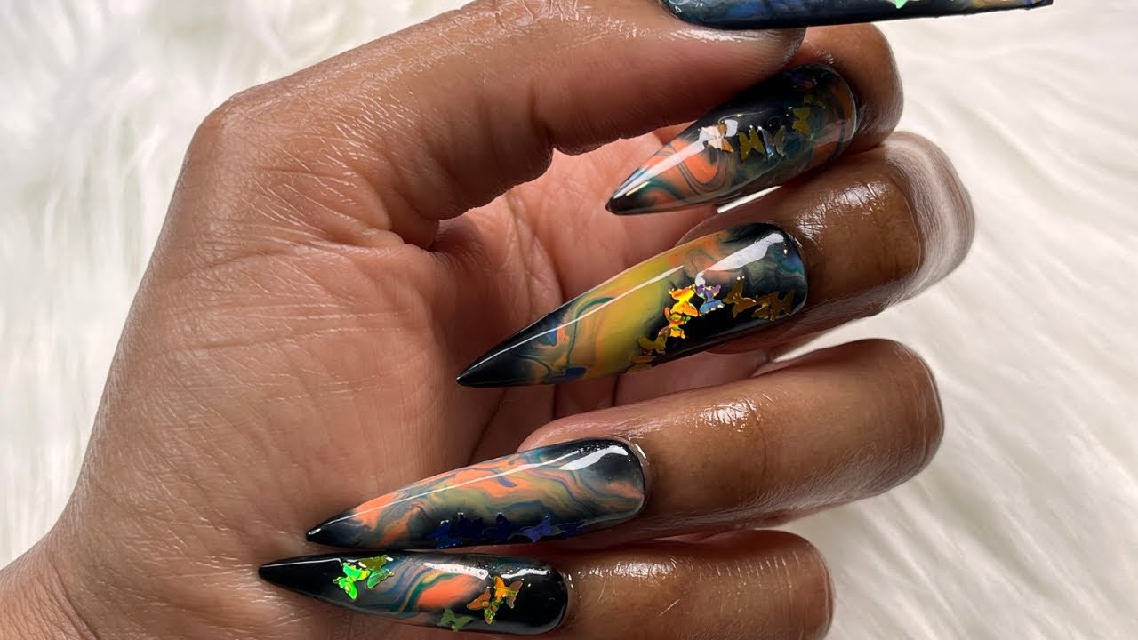 Marble Nails - The EASY Way!
