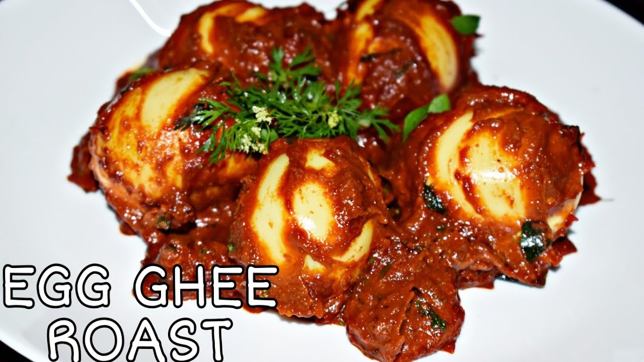Egg ghee roast | Mangalorean style egg ghee roast recepie | ಎಗ್ ಘೀ ರೋಸ್ಟ್