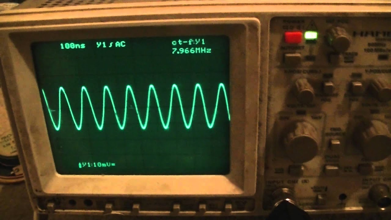 Local Oszillator von einen alten Radio mit Oszilloskop messen - eflose #413